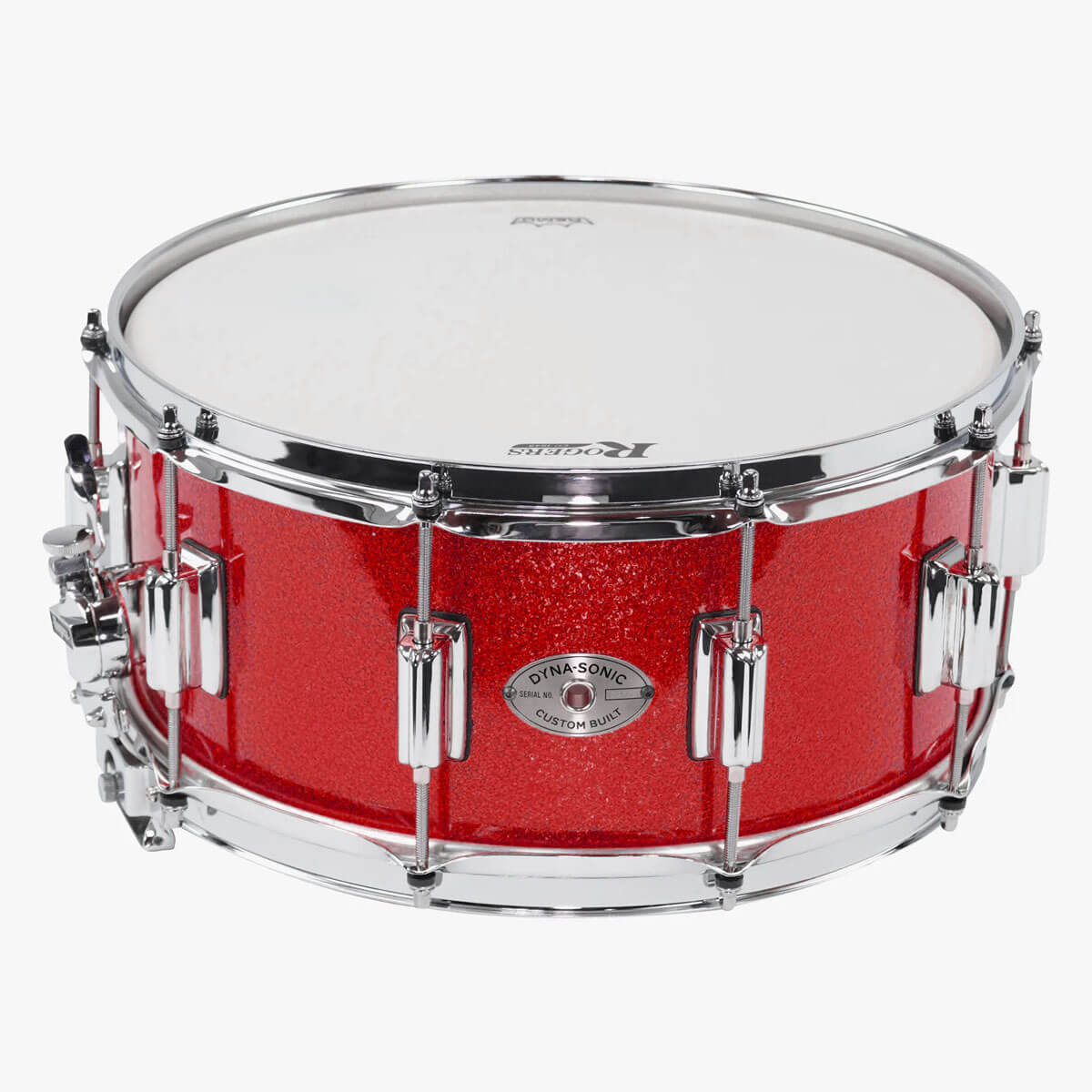 Rogers Dyna-Sonic Snare Drum 14x6.5 Red Sparkle - Drum Center Of Portsmouth
