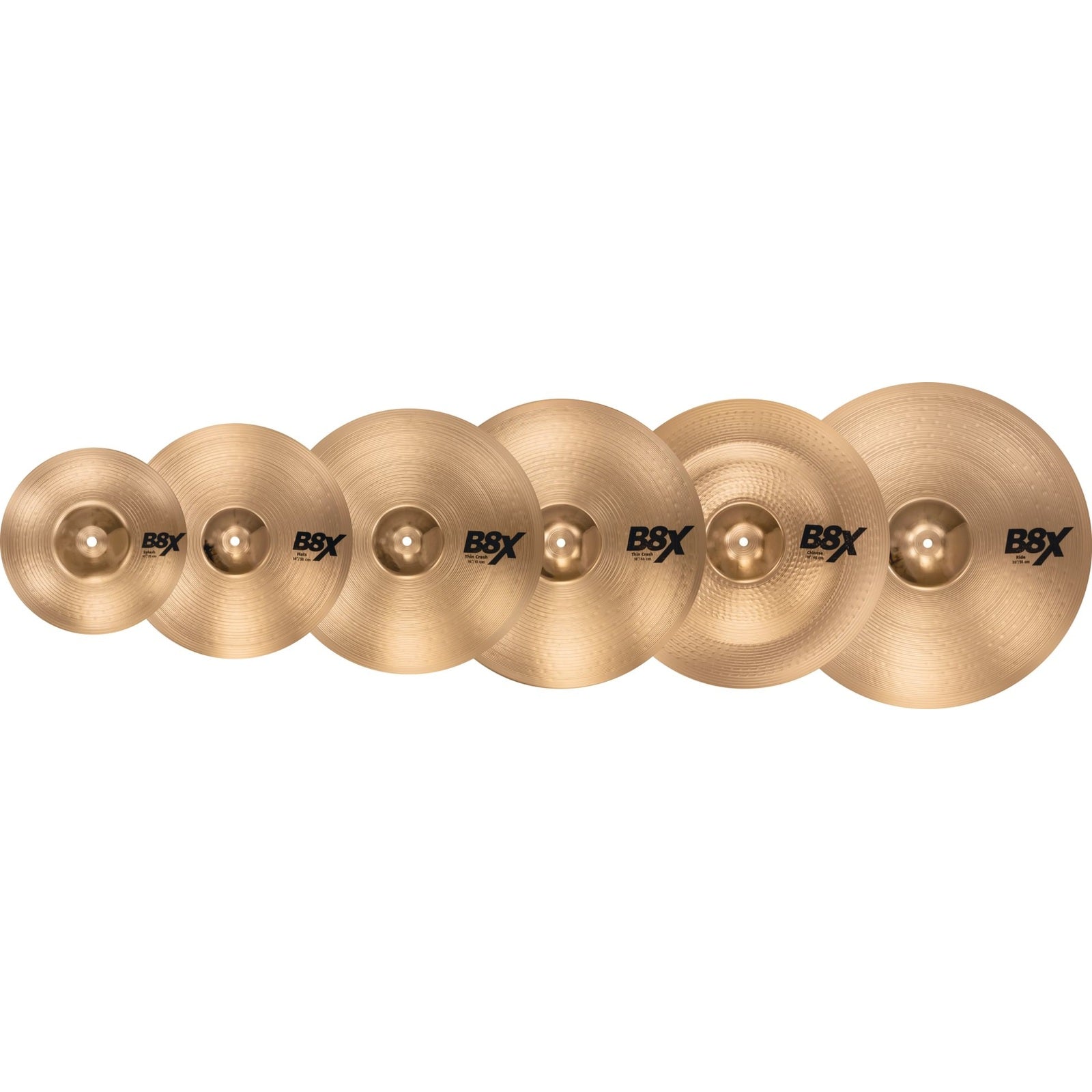 Sabian B8X Complete Cymbal Set 10/14/16/18/18/20