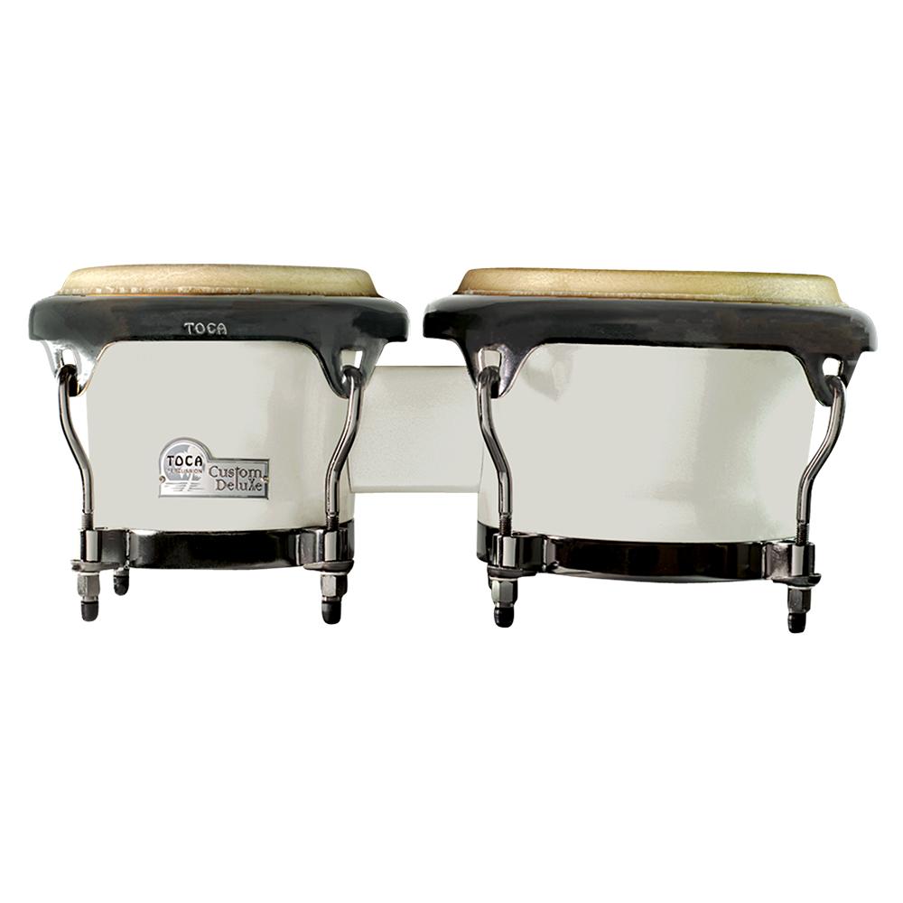 Toca Custom Deluxe Fiberglass Bongos Margarita Blanca - Drum Center Of Portsmouth
