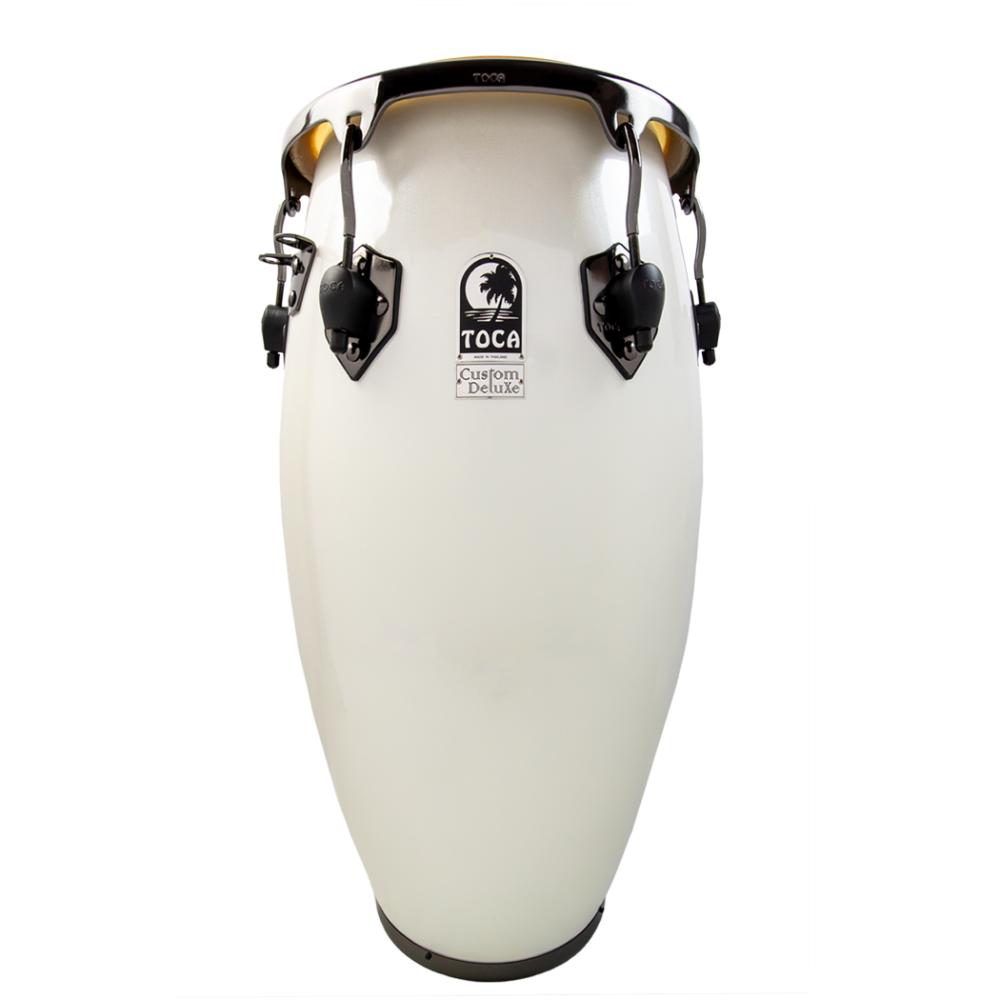 Toca Custom Deluxe Fiberglass Conga Margarita Blanca - Drum Center Of Portsmouth
