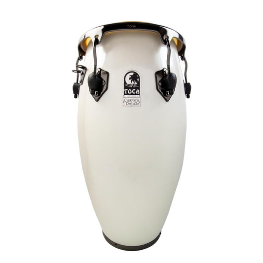 Toca Custom Deluxe Fiberglass Tumba Fiberglass Margarita Blanca - Drum Center Of Portsmouth