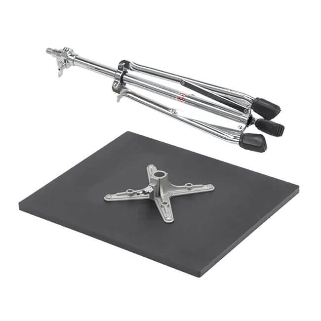 Gibraltar 77WKST Workstation Elliptical Leg Base 2-Tier Stand with 15x