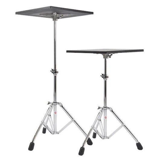 Gibraltar 77WKST Workstation Elliptical Leg Base 2-Tier Stand with 15x18 Mounted Table