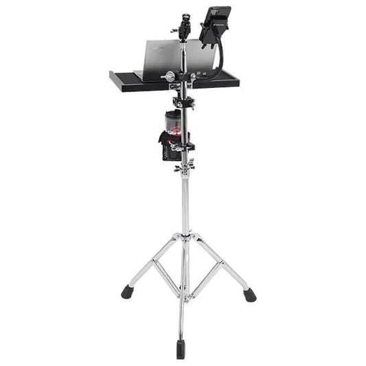 Gibraltar 77WKST Workstation Elliptical Leg Base 2-Tier Stand with 15x18 Mounted Table