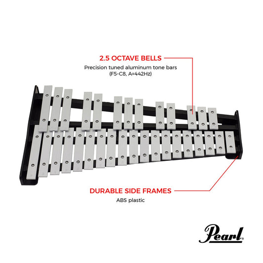 Pearl Student Bell Kit w/Backpack Case - Drum Center Of Portsmouth