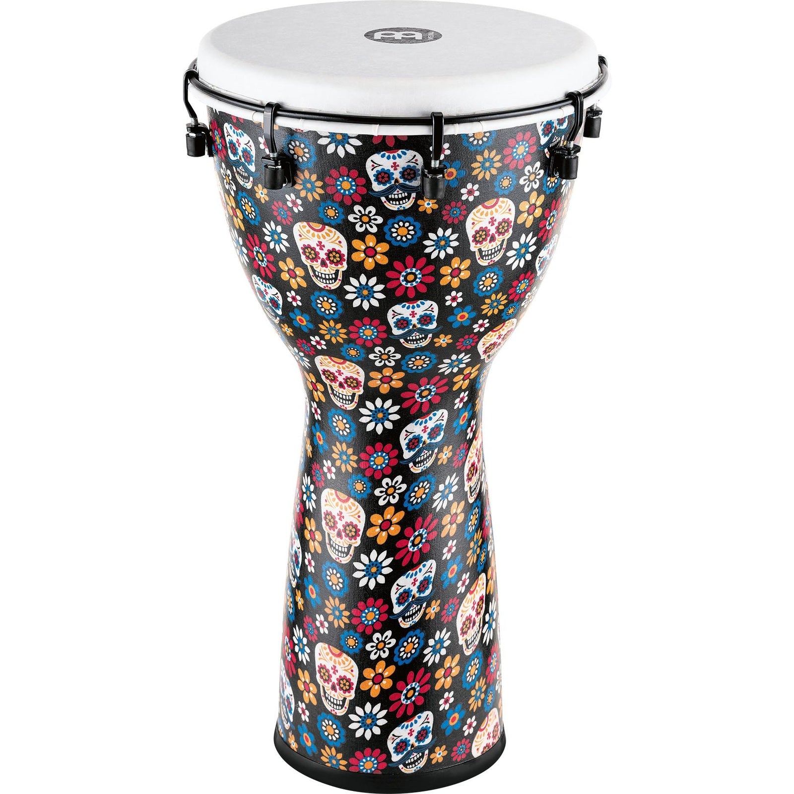 Meinl Percussion 12 Alpine Series Djembe Synthetic Head Day Of The Dead - Drum Center Of Portsmouth