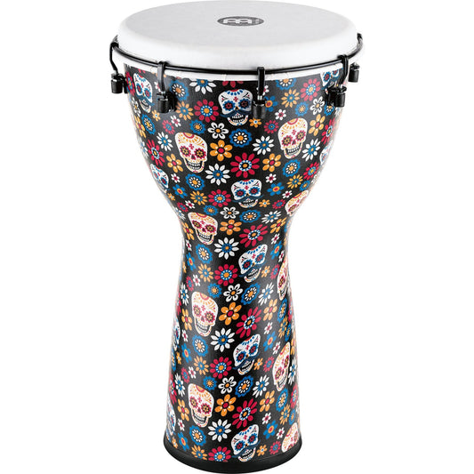 Meinl Percussion 12 Alpine Series Djembe Synthetic Head Day Of The Dead - Drum Center Of Portsmouth