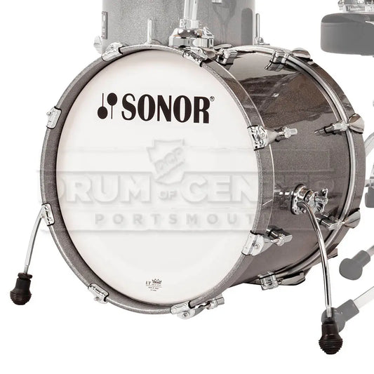 Sonor AQ2 Bass Drum 18x14 w/Mount Plate Titanium Quartz - Drum Center Of Portsmouth