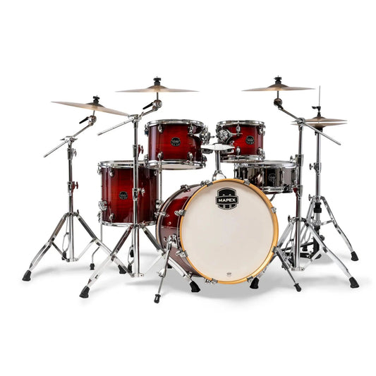 Mapex Armory 5pc Fusion Drum Set Red Onyx Burst

