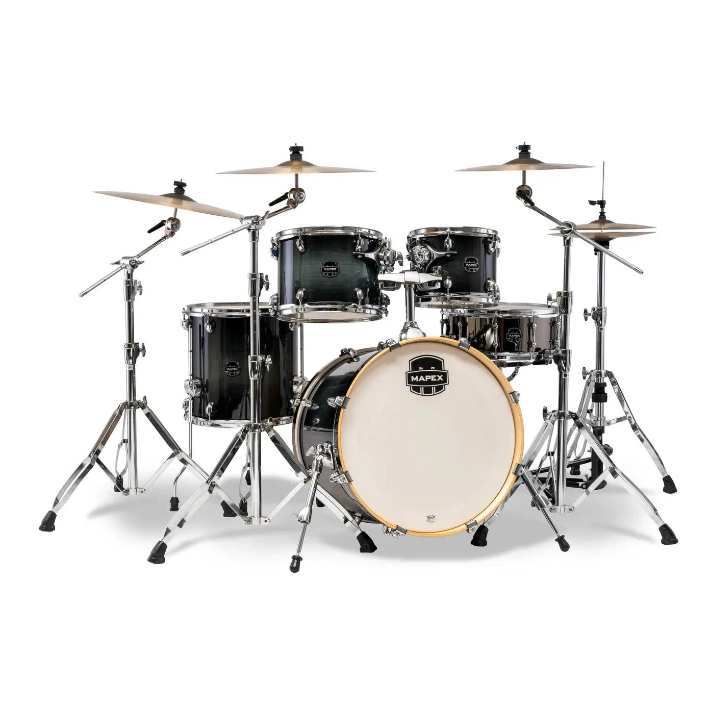 Mapex Armory 5pc Fusion Drum Set Black Onyx Burst
