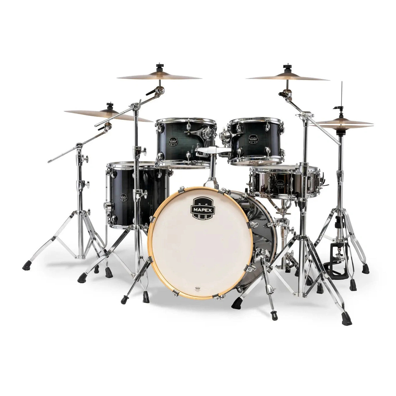 Mapex Armory 5pc Fusion Drum Set Black Onyx Burst