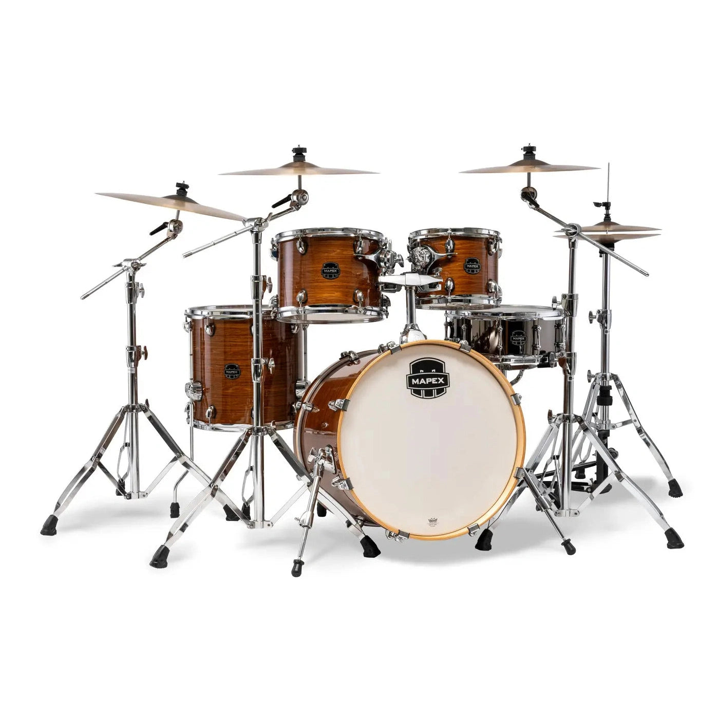 Mapex Armory 5pc Fusion Drum Set Roasted Chestnut