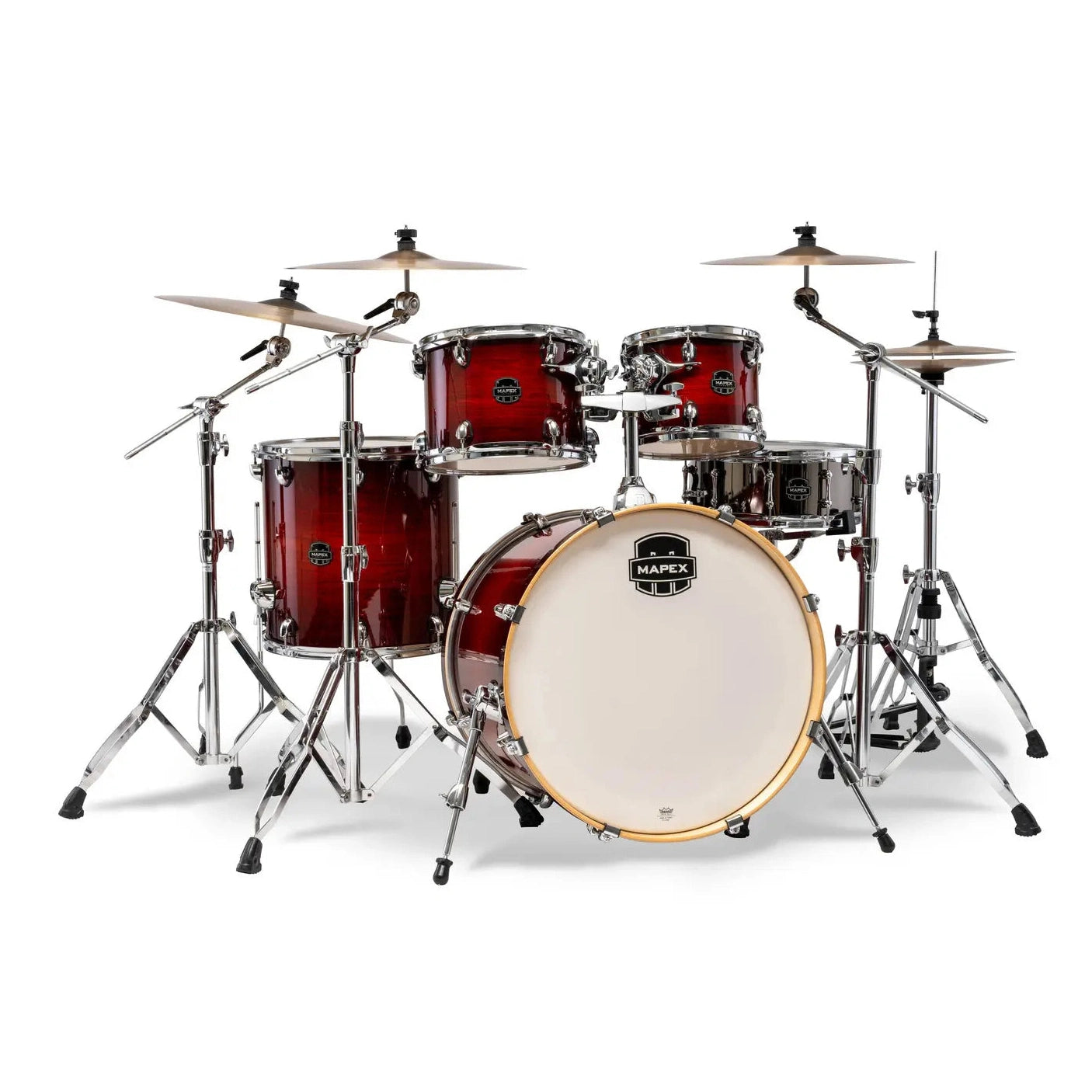 Mapex Armory 5pc Rock Drum Set Red Onyx Burst