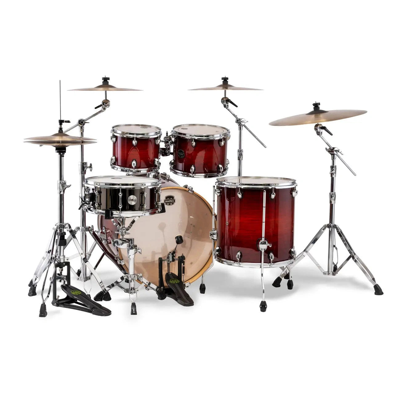 Mapex Armory 5pc Rock Drum Set Red Onyx Burst