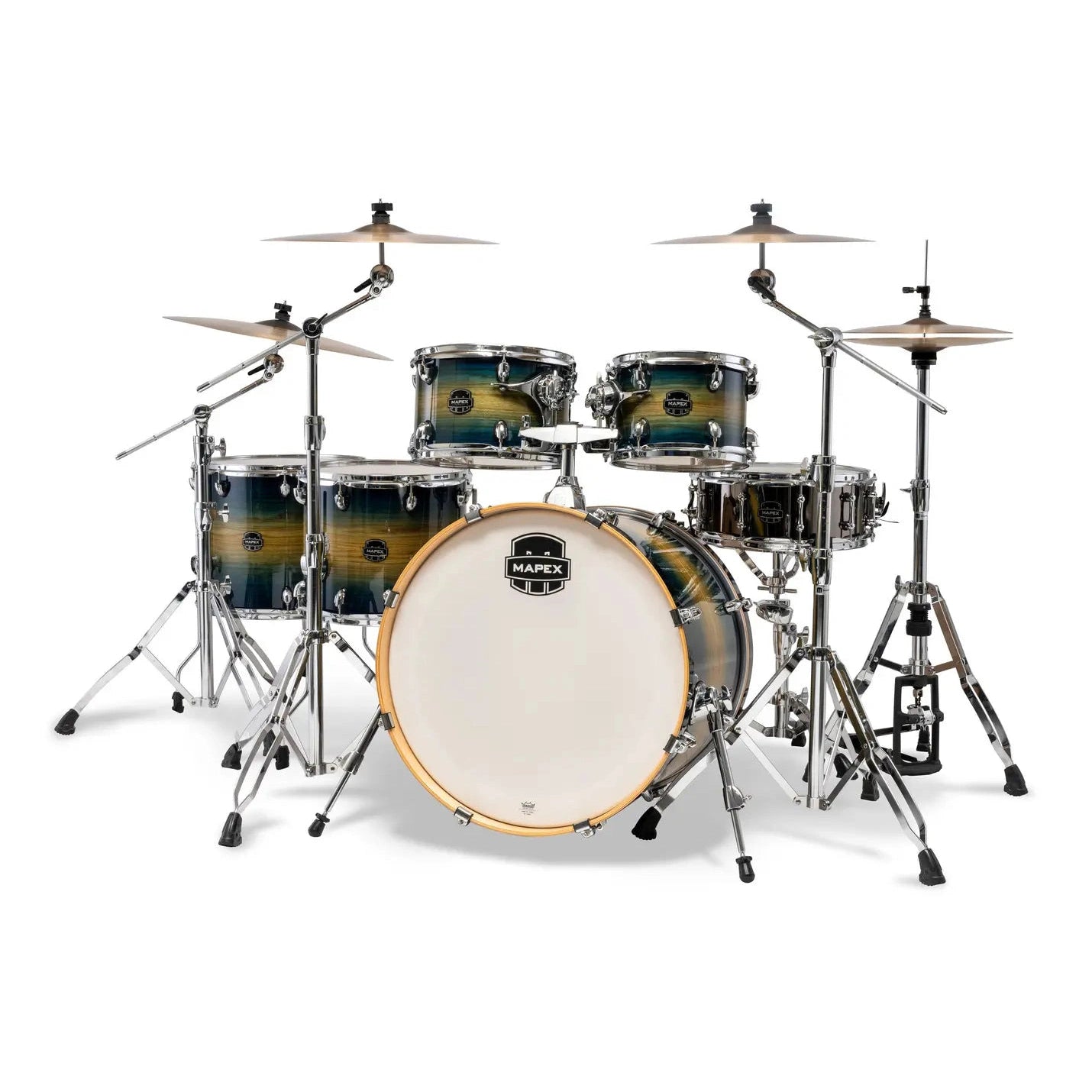 Mapex Armory 6pc Studioease Fast Drum Set Rainforest Burst