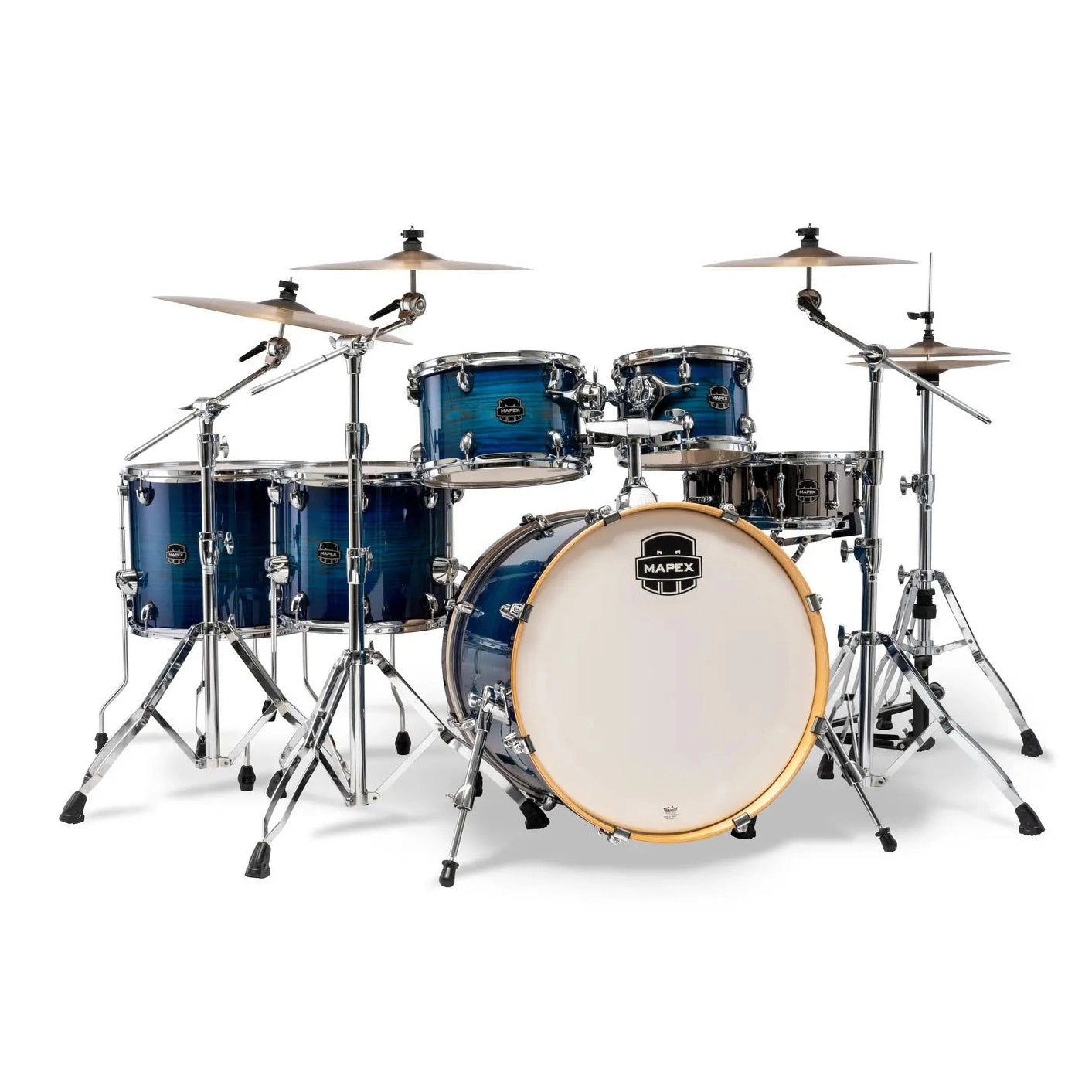 Mapex Armory 6pc Studioease Fast Drum Set Blue Wave Burst