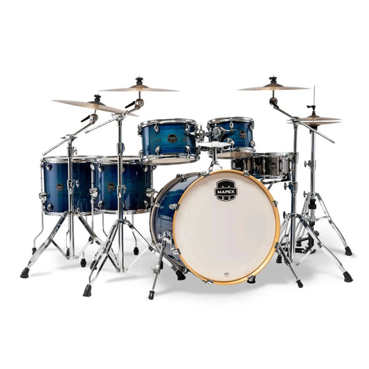 Mapex Armory 6pc Studioease Fast Drum Set Blue Wave Burst