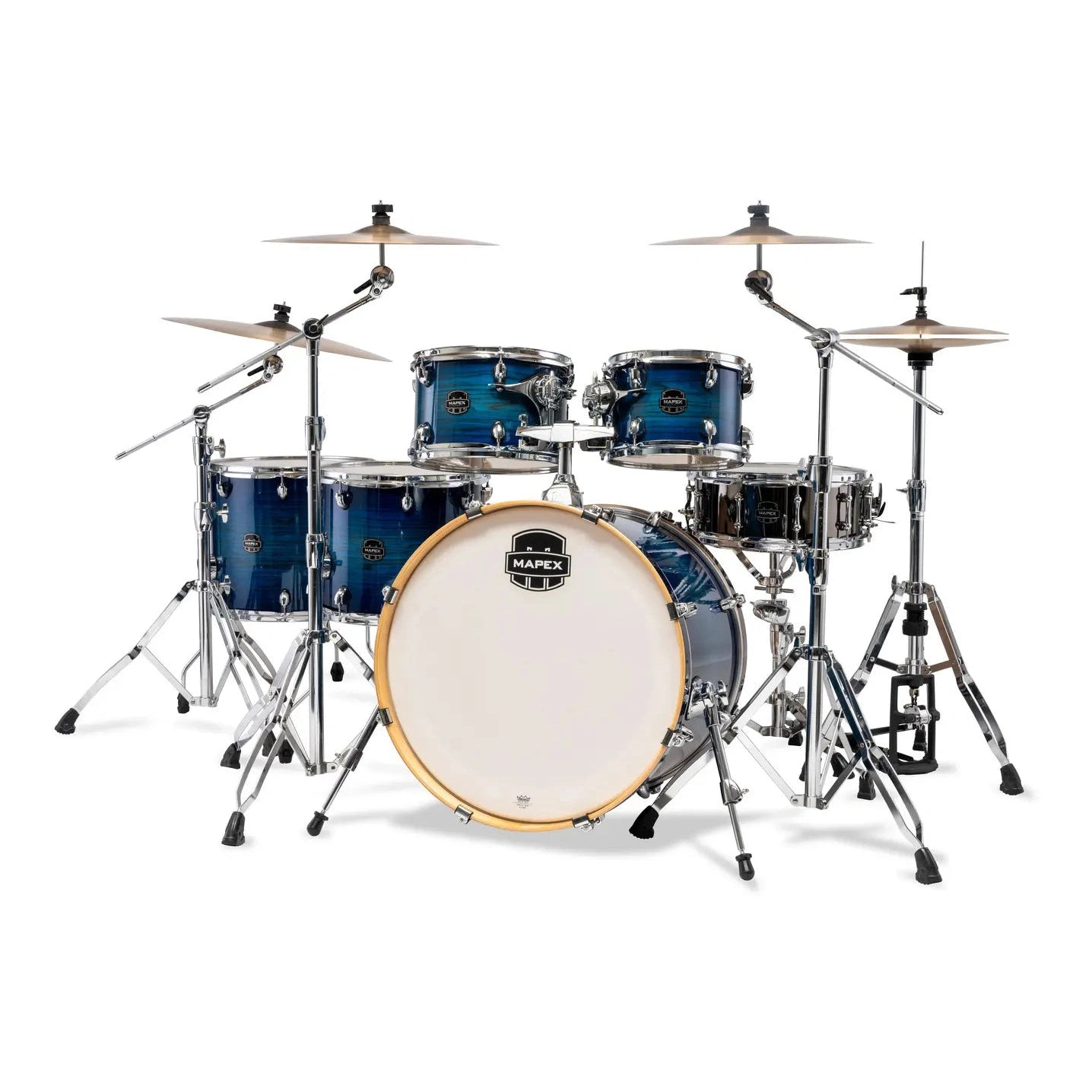 Mapex Armory 6pc Studioease Fast Drum Set Blue Wave Burst