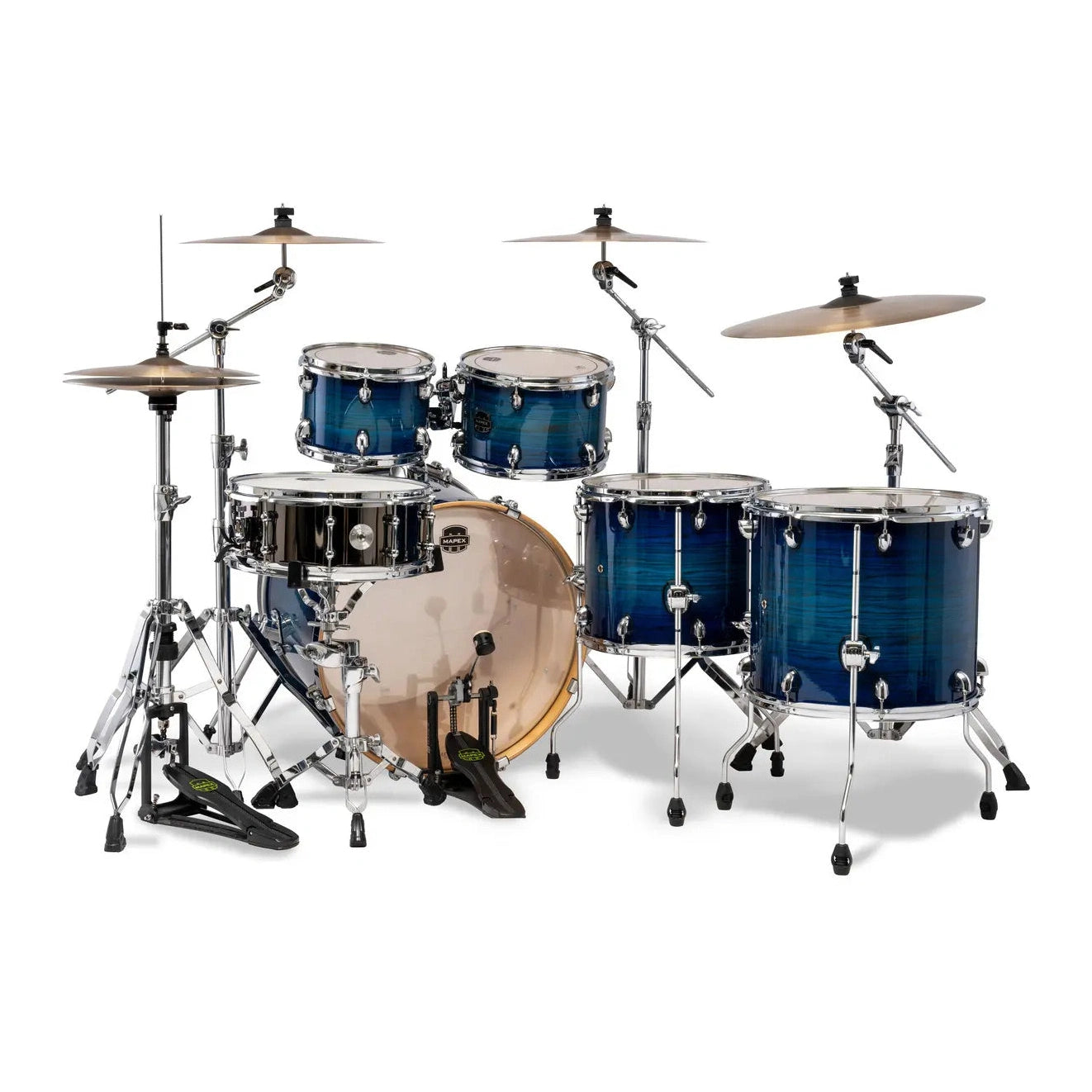 Mapex Armory 6pc Studioease Fast Drum Set Blue Wave Burst