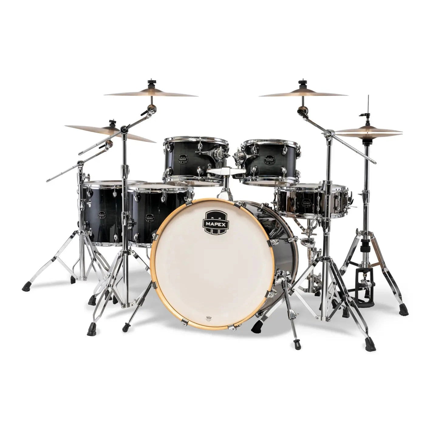Mapex Armory 6pc Studioease Fast Drum Set Black Onyx Burst