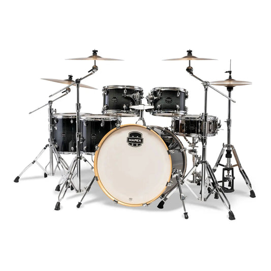 Mapex Armory 6pc Studioease Fast Drum Set Black Onyx Burst