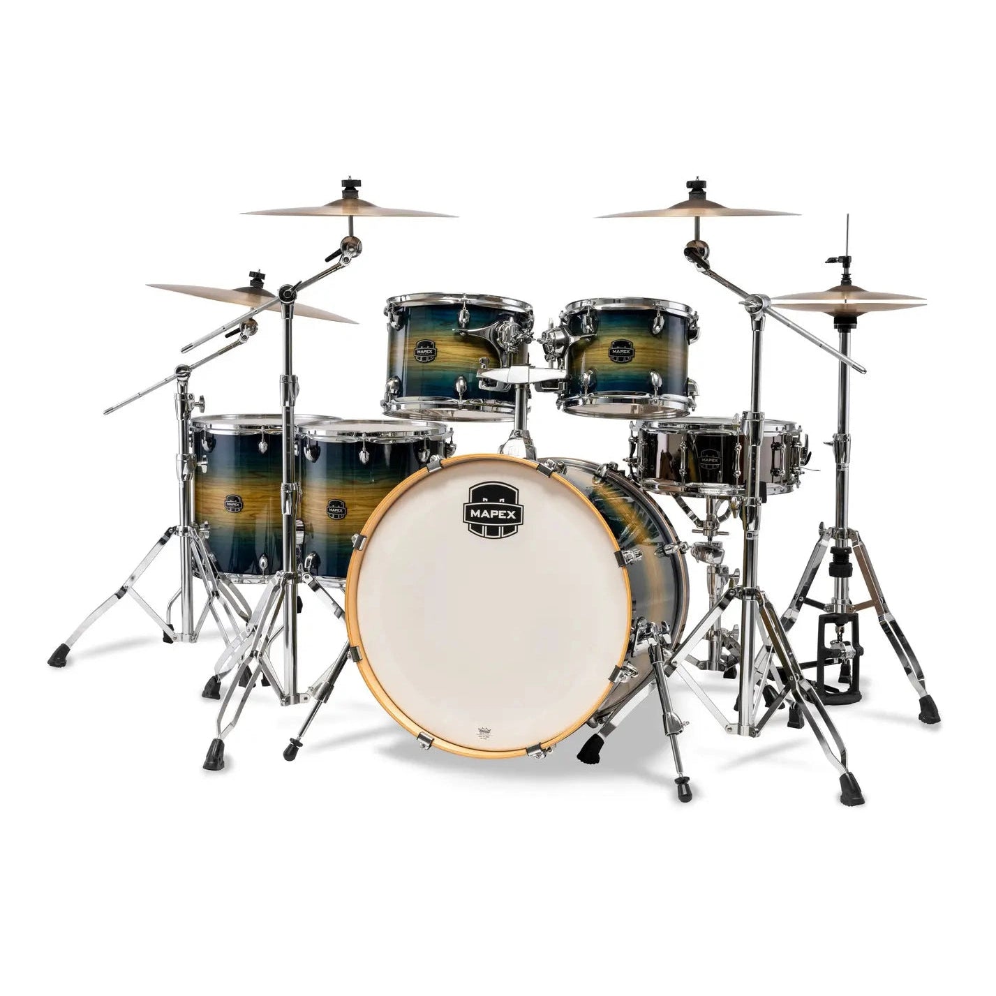 Mapex Armory 6pc Studioease Drum Set Rainforest Burst