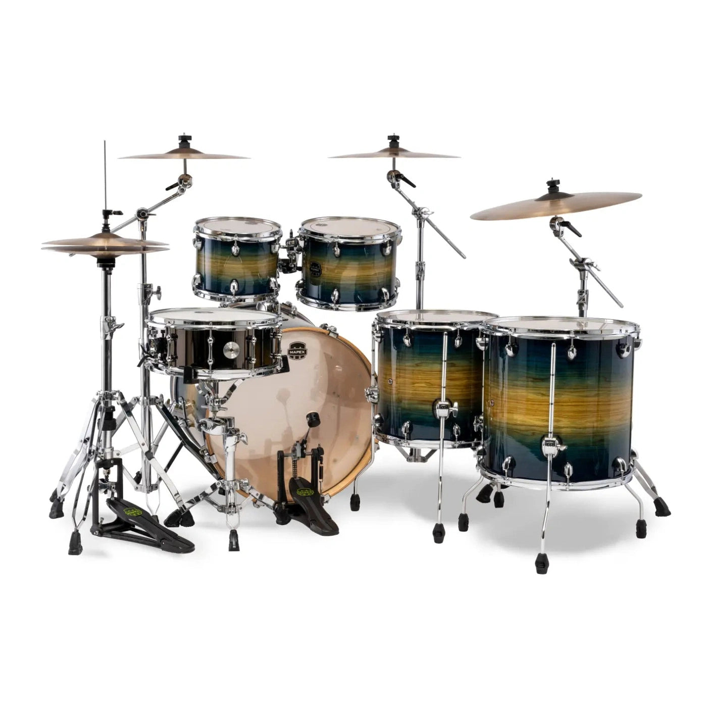 Mapex Armory 6pc Studioease Drum Set Rainforest Burst