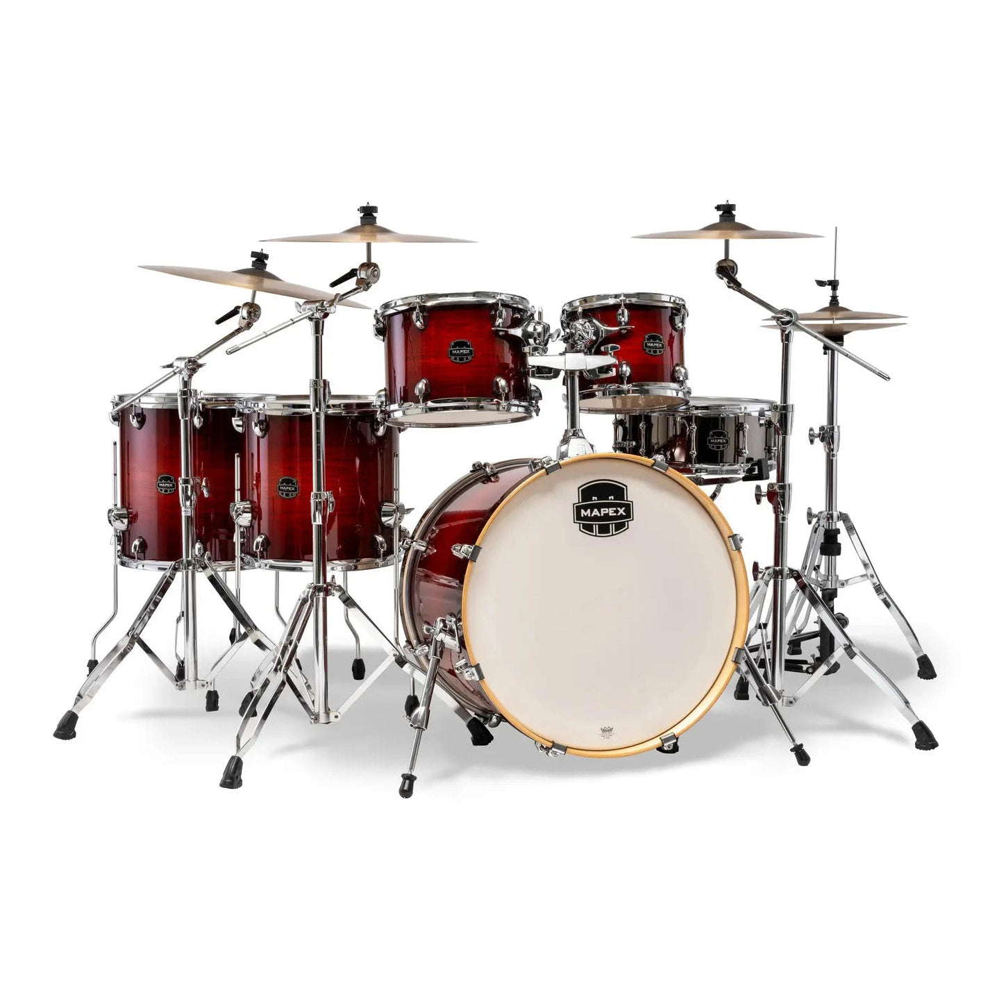 Mapex Armory 6pc Studioease Drum Set Red Onyx Burst