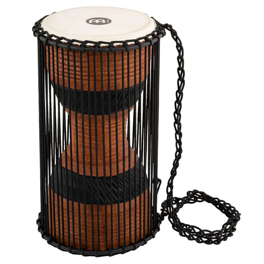 Meinl African Talking Drum 8 x 16 Large Brown/Black - Drum Center Of Portsmouth
