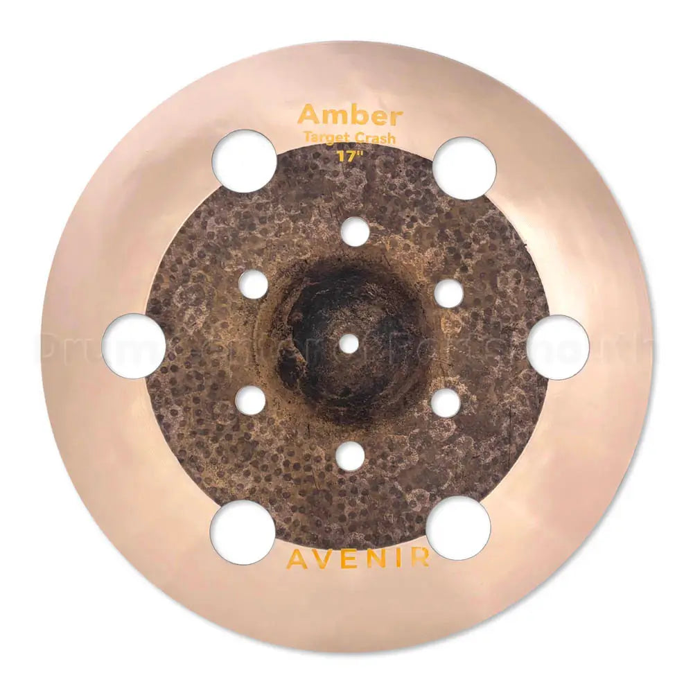 Avenir Amber 12-Hole Target Crash Cymbal 17" - Drum Center of Portsmouth