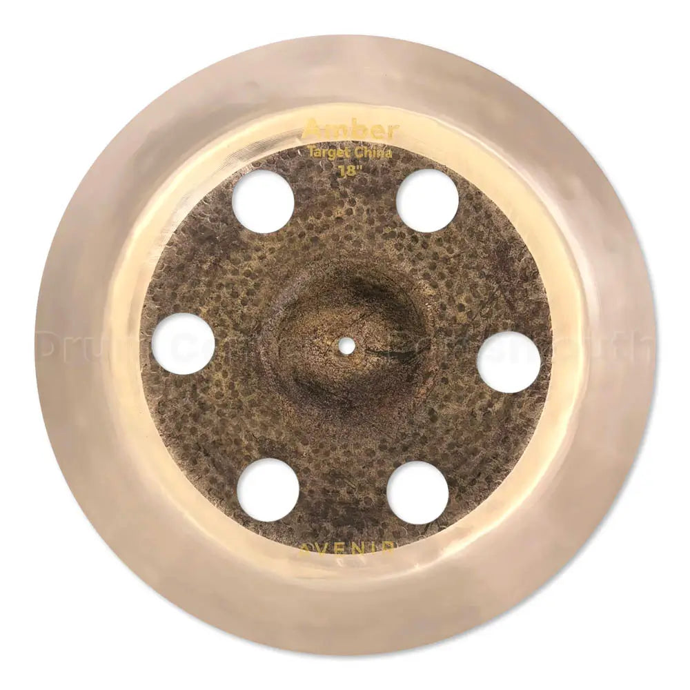 Avenir Amber 6-Hole Target China Cymbal 18" - Drum Center of Portsmouth