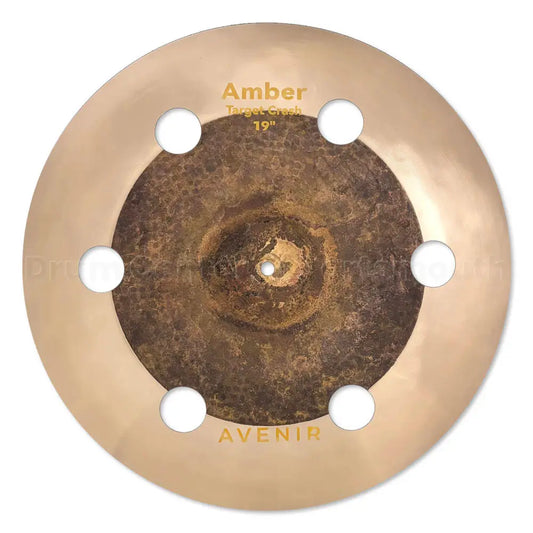 Avenir Amber 6-Hole Target Crash Cymbal 19" - Drum Center of Portsmouth