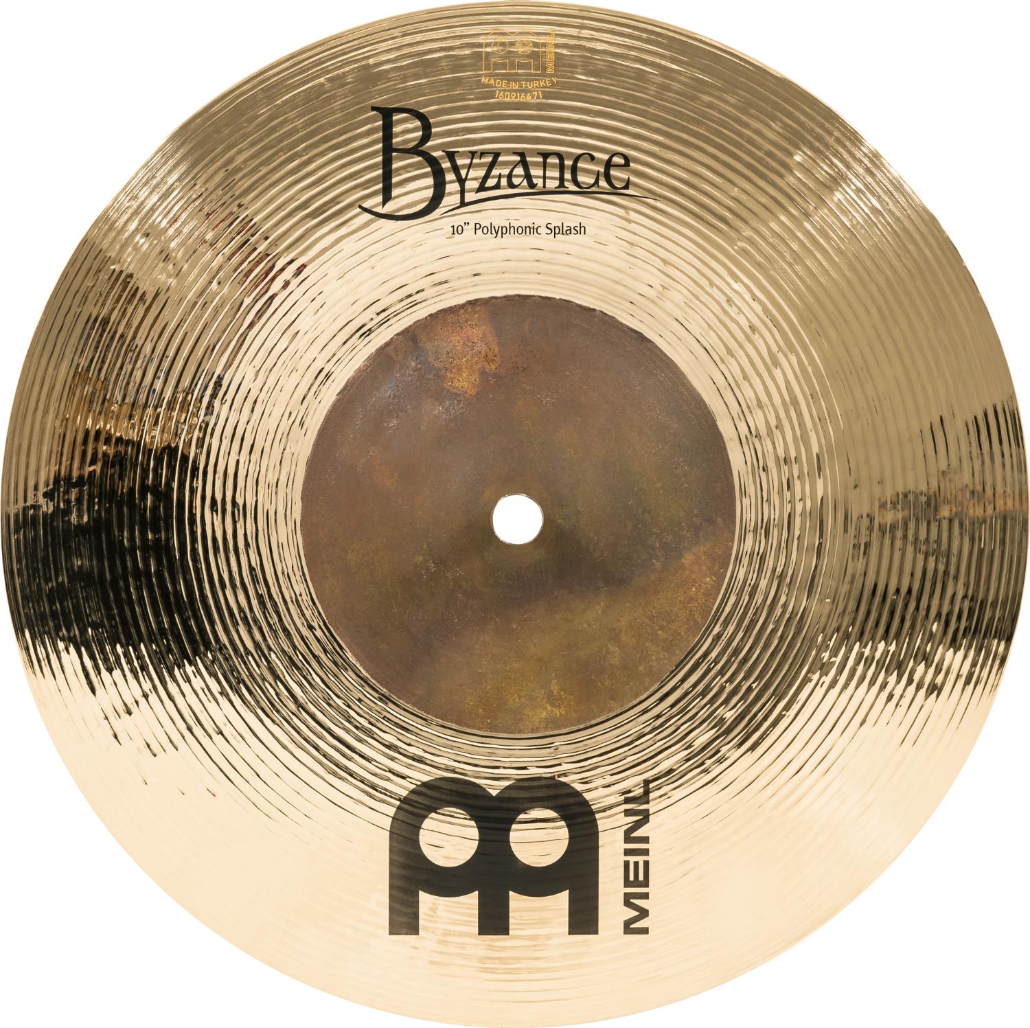 Meinl Byzance Polyphonic Brilliant Splash Cymbal 10" - Drum Center Of Portsmouth
