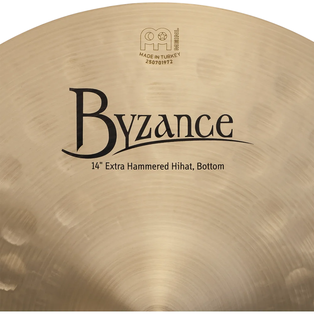 Meinl Byzance Traditional Extra Hammered Hi Hat Cymbals 14" - Drum Center Of Portsmouth