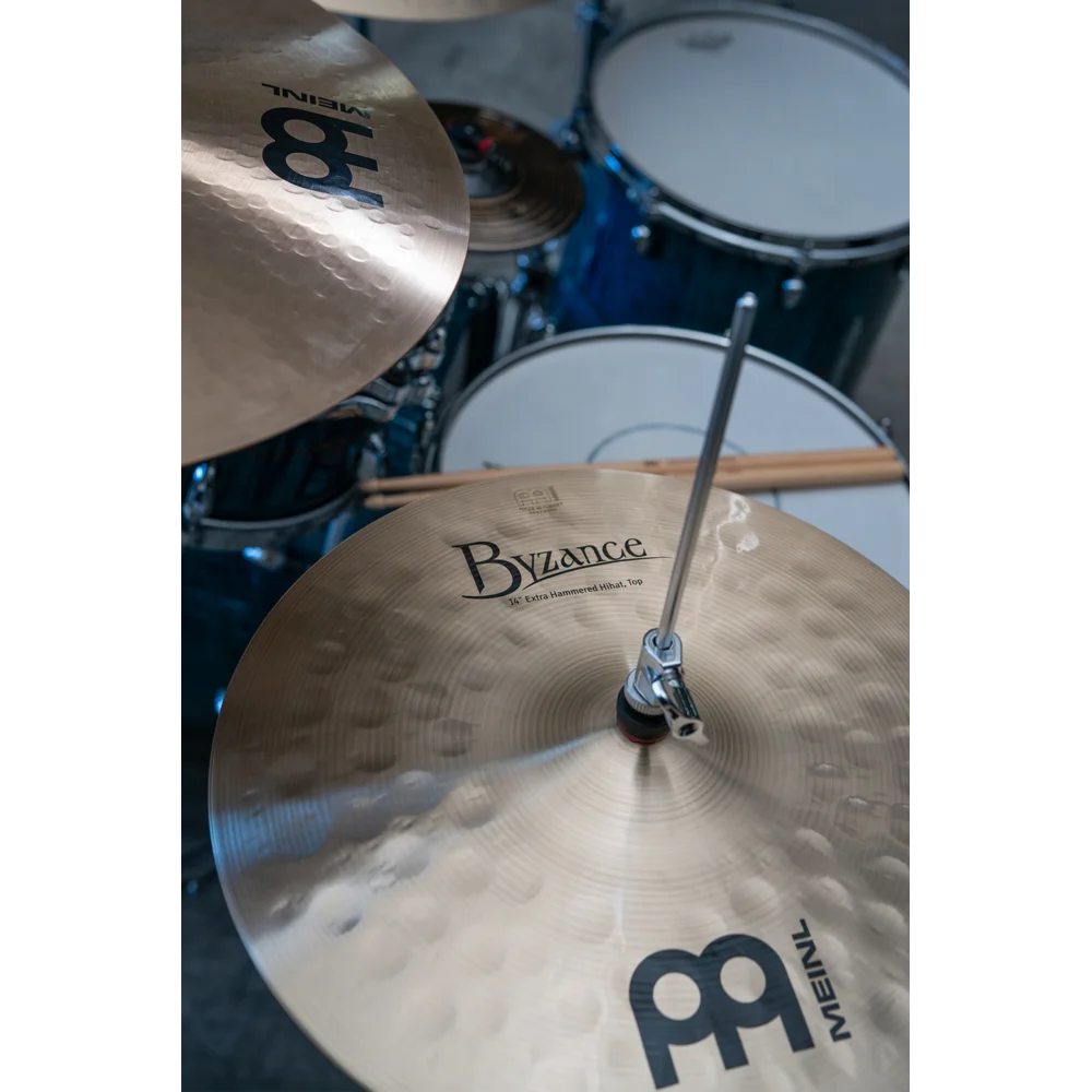 Meinl Byzance Traditional Extra Hammered Hi Hat Cymbals 14" - Drum Center Of Portsmouth