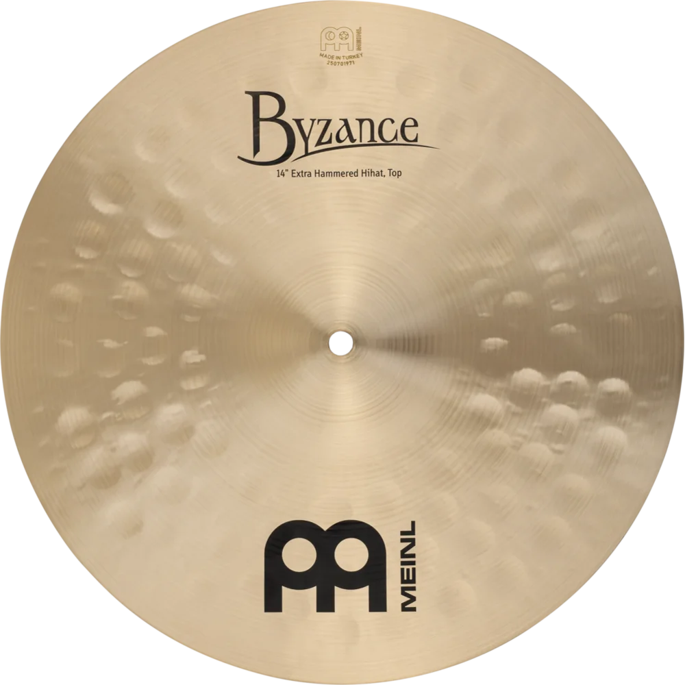 Meinl Byzance Traditional Extra Hammered Hi Hat Cymbals 14" - Drum Center Of Portsmouth
