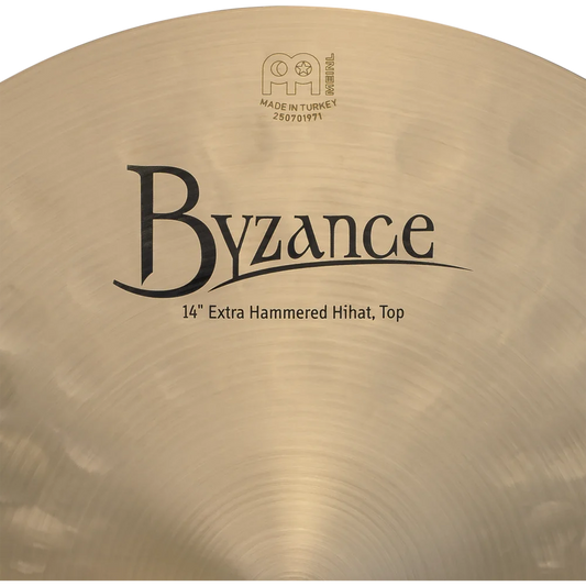 Meinl Byzance Traditional Extra Hammered Hi Hat Cymbals 14" - Drum Center Of Portsmouth