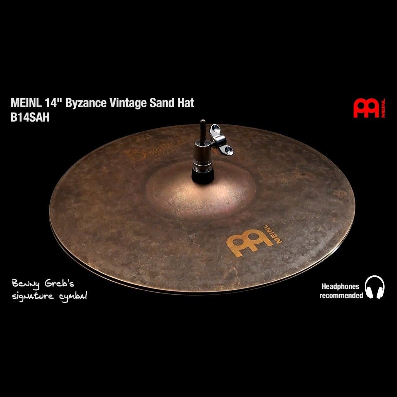 Meinl Byzance Vintage Sand Hat Cymbals 14