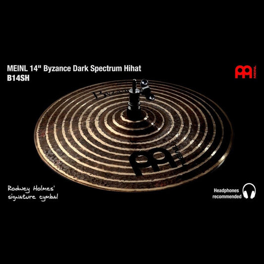 Meinl Byzance Dark Spectrum Hi Hat Cymbals 14