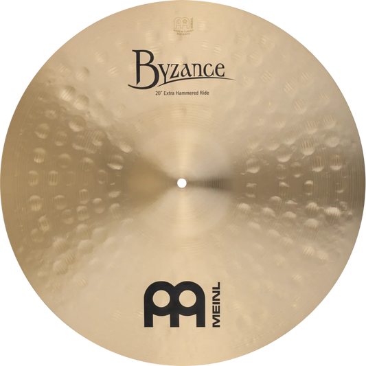 Meinl Byzance Traditional Extra Hammered Ride Cymbal 20" - Drum Center Of Portsmouth
