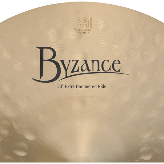 Meinl Byzance Traditional Extra Hammered Ride Cymbal 20" - Drum Center Of Portsmouth