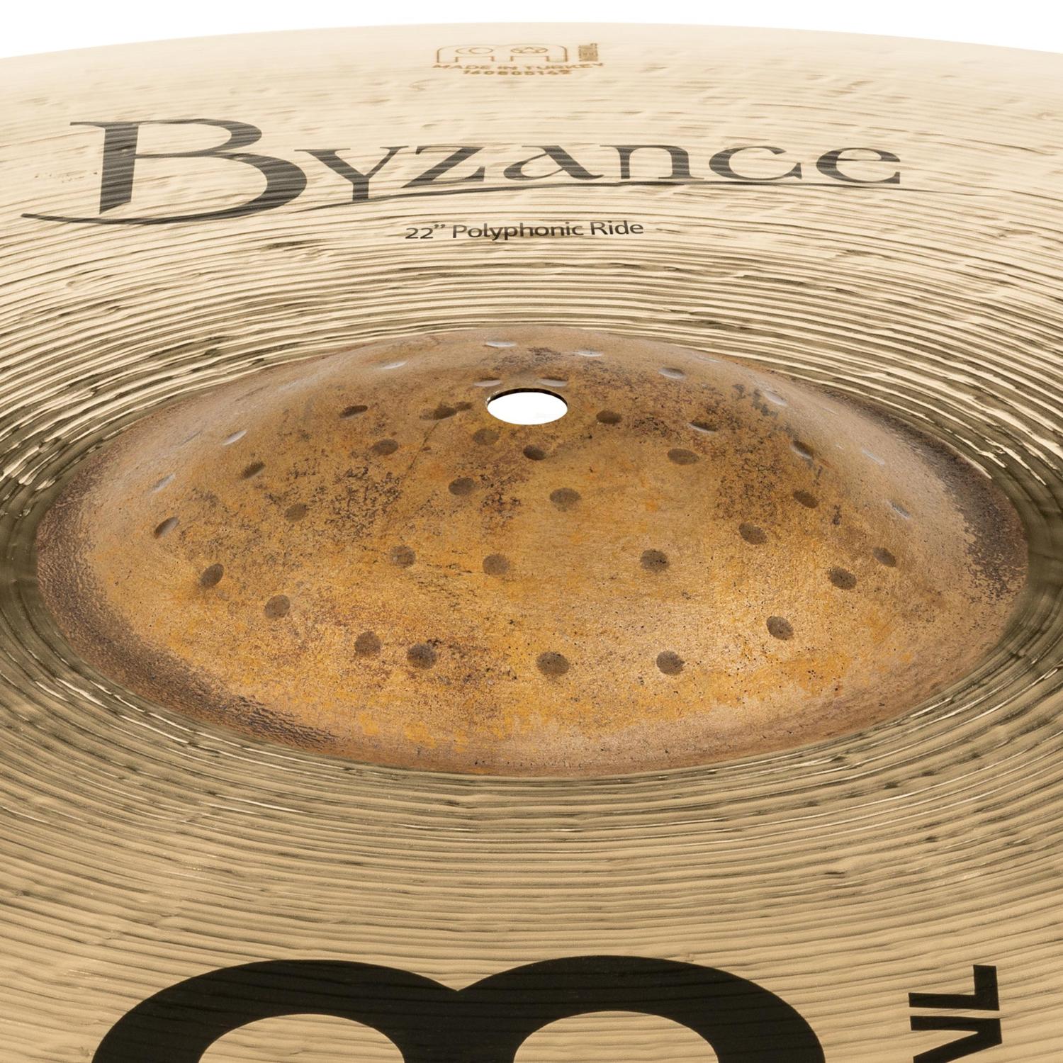 Meinl Byzance Polyphonic Brilliant Ride Cymbal 22" - Drum Center Of Portsmouth