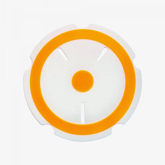 Slug Uni-Badge Impact Pad 5.5" Fluorescent Orange - Drum Center Of Portsmouth