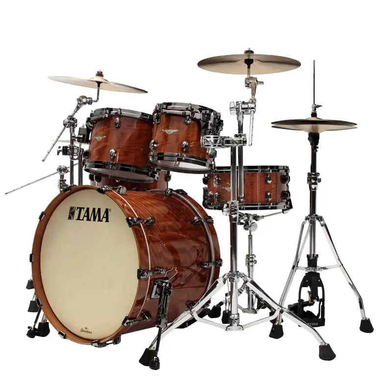 Tama Starclassic Bubinga 5pc Drum Set Gloss African Cherry - Drum Center Of Portsmouth