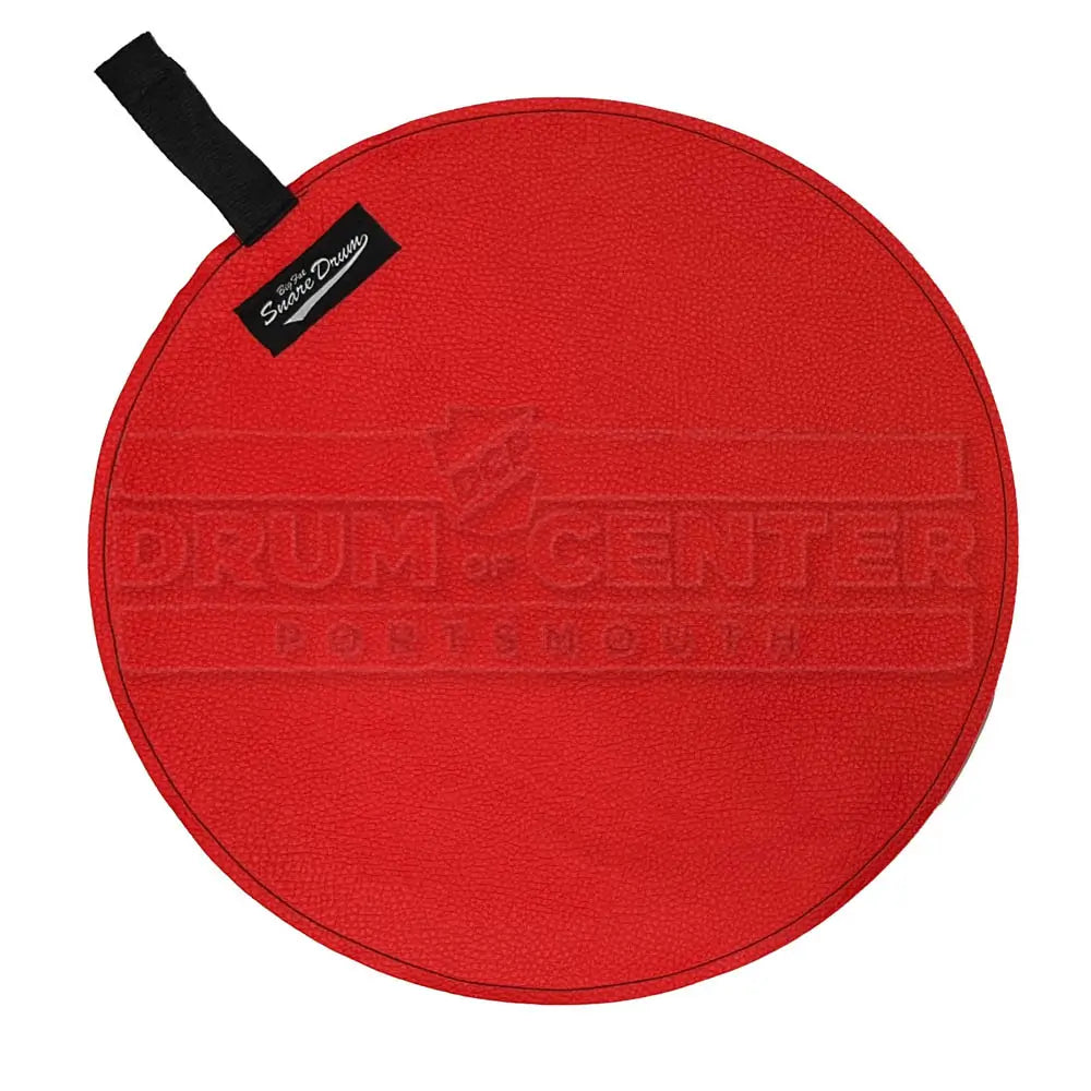 Big Fat Snare Drum Faux Suede 14" Fire Engine - Drum Center Of Portsmouth