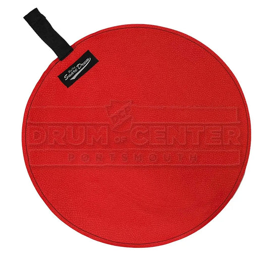 Big Fat Snare Drum Faux Suede 14" Fire Engine - Drum Center Of Portsmouth