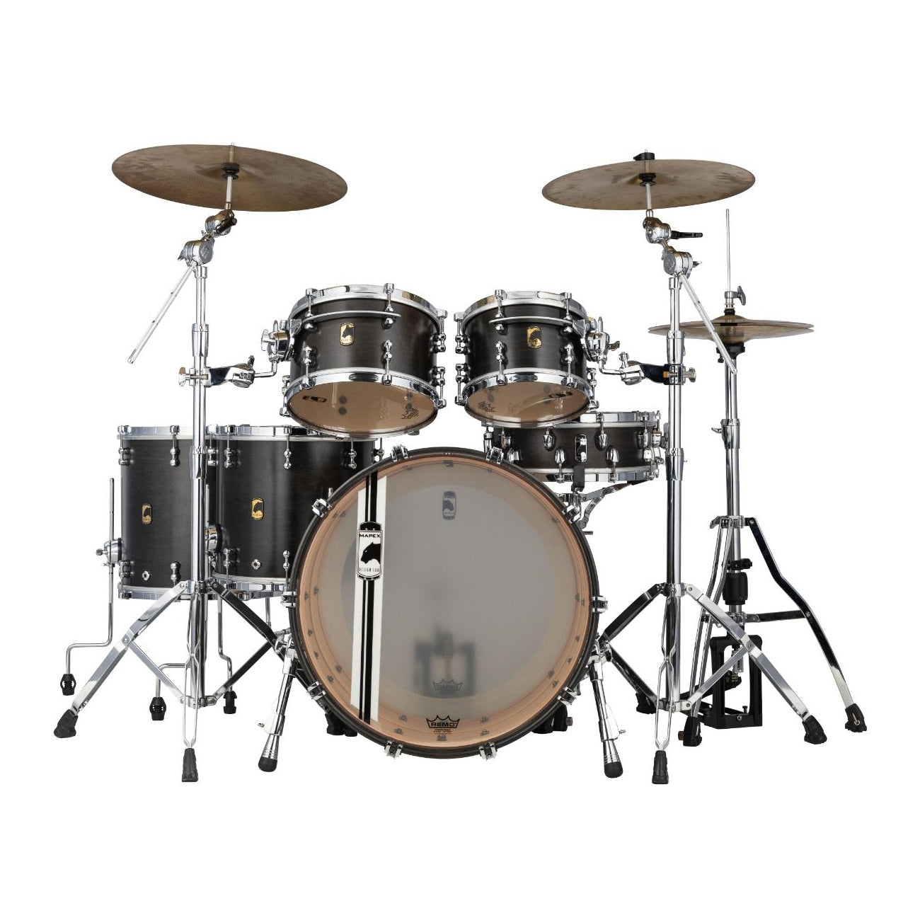 Mapex Black Panther Design Lab Equinox 5pc Drum Set Satin Black