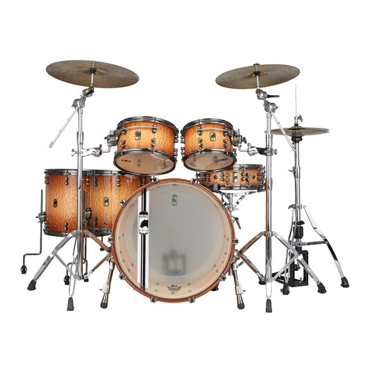 Mapex Black Panther Design Lab Versatus 5pc Drum Set Peach Burl Burst