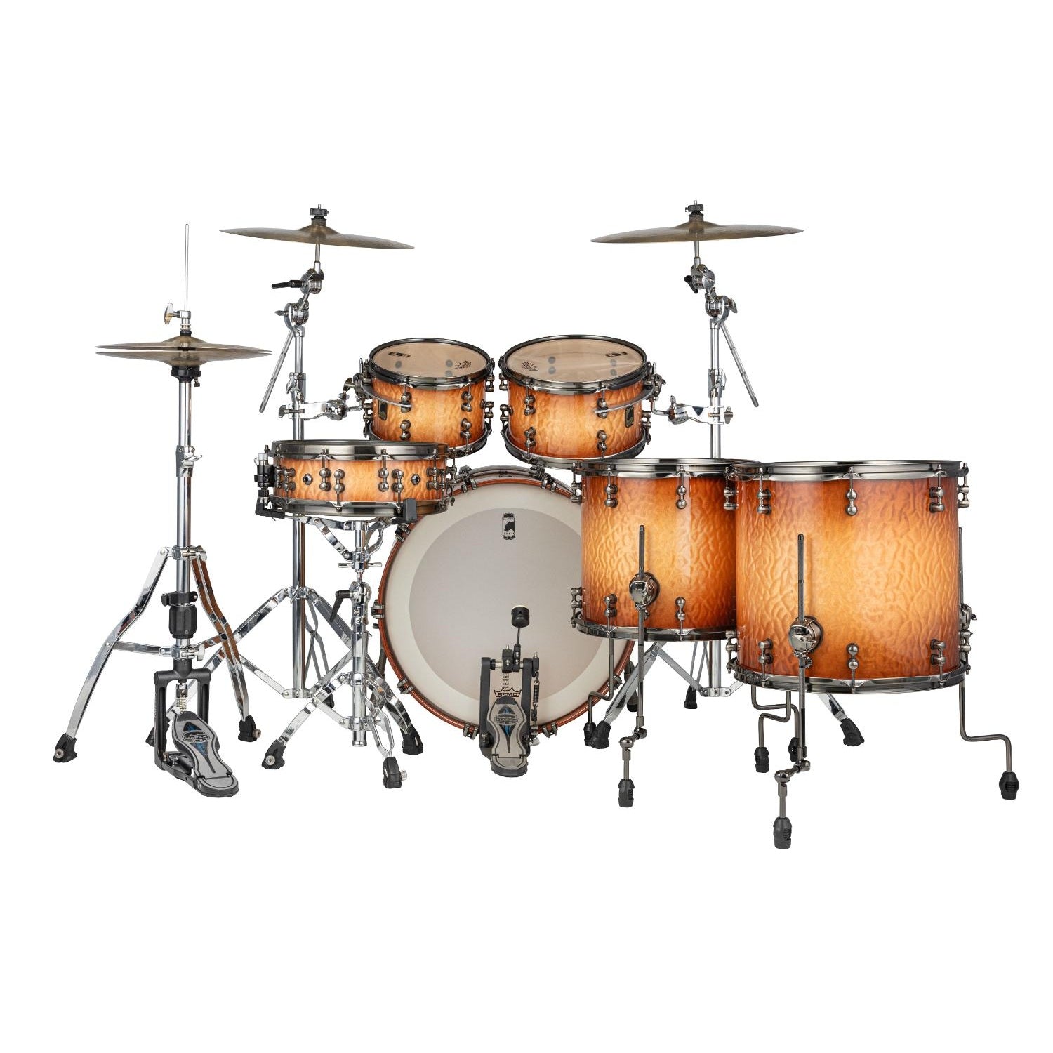 Mapex Black Panther Design Lab Versatus 5pc Drum Set Peach Burl Burst-2