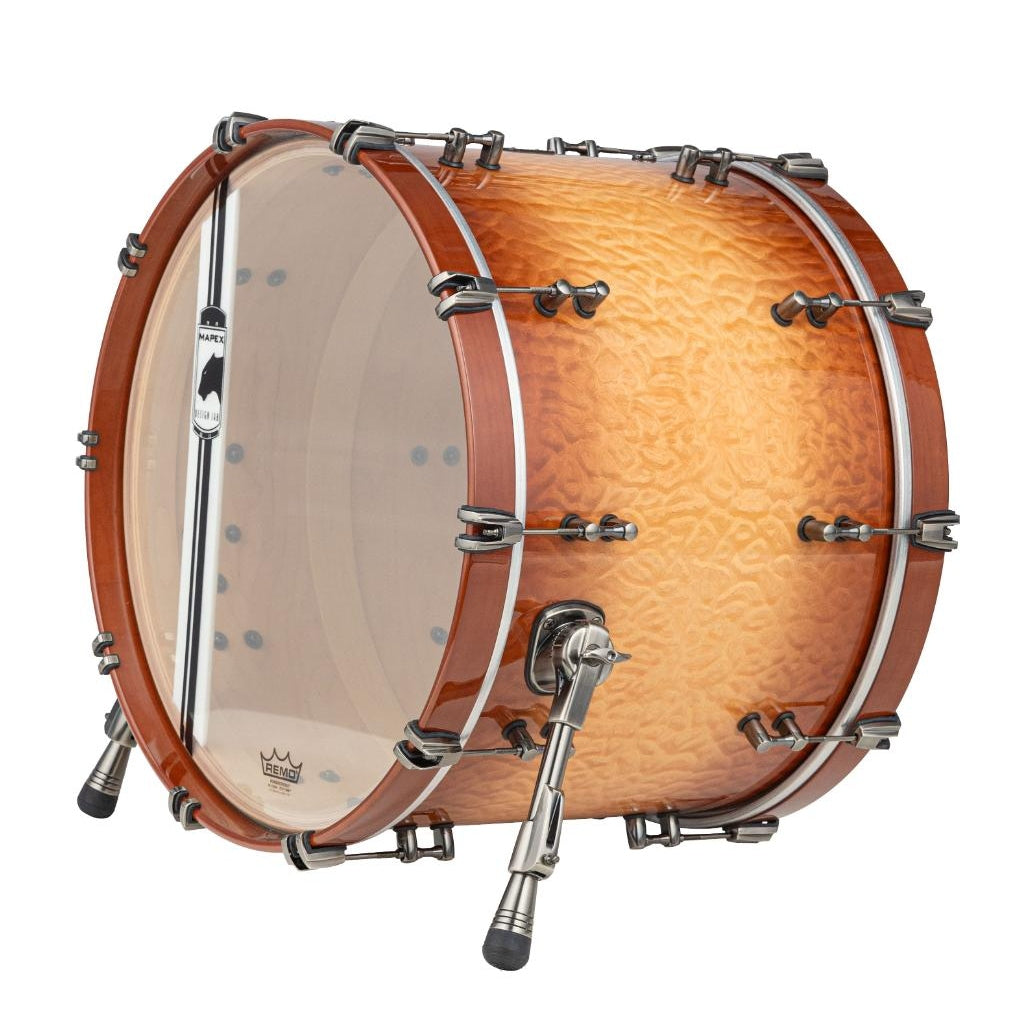 Mapex Black Panther Design Lab Versatus Bass Drum 20x15 Peach Burl Burst